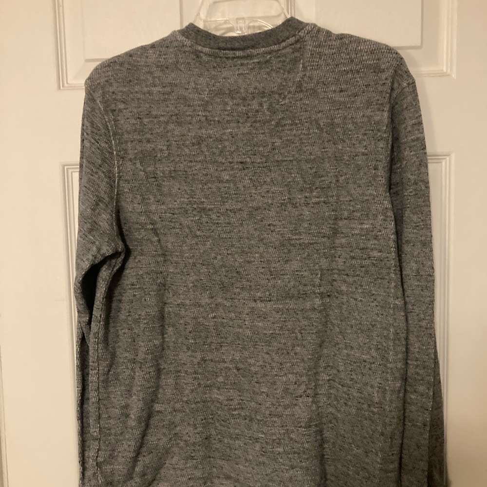 Alex Mill Gray Henley Sweatshirt - Picture 3 of 3